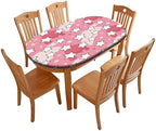 Oblong Tablecloth, Plaid Pattern Printed on Fitted Oval Tablecloth, for Parties & Celebrations Holiday Dinners, Fits for 48" x 68" Oval Tables by tablecovertablecloth