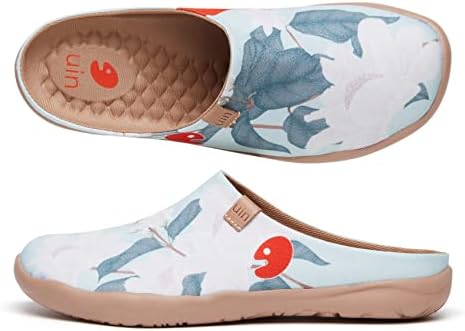 UIN Slipper Woman Travel Art Painted Shoes Wide Toe Casual Home Slip On Mules Malaga - Image 4