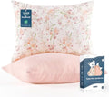 GRSSDER Toddler Pillow & Pillowcase 13x18 Soft Breathable Cotton Muslin by BUYNOW