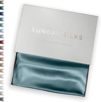 SUNDAYSILKS™ 100% Mulberry Silk Pillowcase, Silk Pillow Cases for Hair & Skin, Superior to Satin Pillowcase, with Zipper, Standard, Queen, King Sizes, Anti-Wrinkle, Cooling, Non-Slip Silk Pillowcases by ColoradoHomeCo