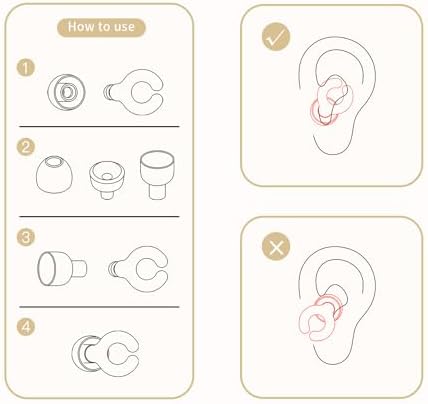 Sleep Earplugs | Silicone Material | Zen White Color | Designed for Deep Sleep | Noise Blocking | Reusable | Ideal for Dorms/Travel/Work - Image 3