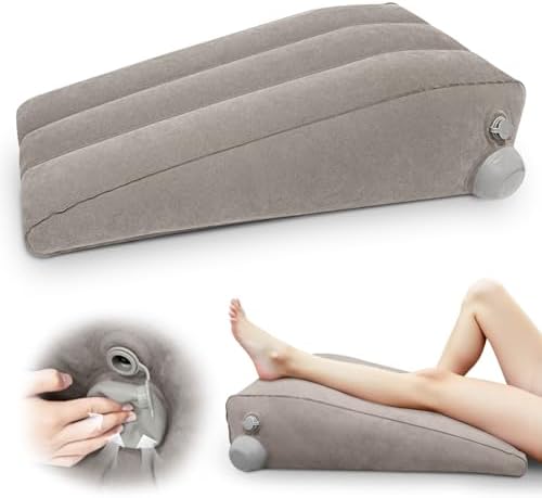 Inflatable Leg Elevation Pillow for After Surgery Swelling Single Leg by Inmoredo