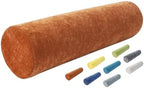 Round Neck & Lumbar Support Bolster Pillow, High-Density Foam Cylindrical Pillow with Removable Washable Cover for Head Back Neck Leg & Body Support(Brown,6x28in/12x70cm) by Unknown