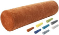 Round Neck & Lumbar Support Bolster Pillow, High-Density Foam Cylindrical Pillow with Removable Washable Cover for Head Back Neck Leg & Body Support(Brown,6x20in/12x50cm) by Unknown