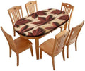 Oval Fitted Tablecloth, Plaid Pattern Printed on Fitted Table Cover, for Parties & Celebrations Holiday Dinners, Fits for 48" x 68" Oval Tables by tablecovertablecloth