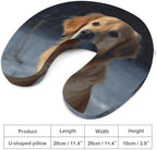 Neck Pillow, Soft Comfortable U Shape Memory Foam Travel Pillow - Image 2