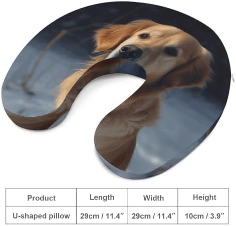 Neck Pillow, Soft Comfortable U Shape Memory Foam Travel Pillow - Image 2