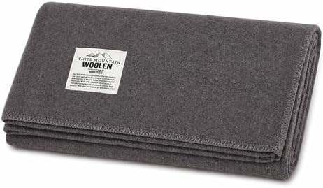 Lodge Twin Blanket - 80% Recycled Wool - Buffalo Plaid - Warm Throw Blanket - Thick - Washable - 65W x 90L - Charcoal Gray - Image 4