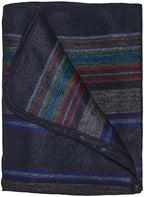 Alpaca Wool Throw Blanket | Warm, Ultra-Soft, 85" x 65" | Breathable, Non-Itchy Blanket-Throw | Hypoallergenic and Beautiful Fabric (Dark Blue) by LatitudeZero%C2%AE