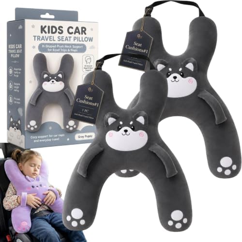 Kids Car Travel Seat Pillow H Shaped Plush Neck Support for Road Trip Naps by Unknown