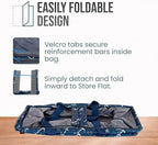 Extra Large Utility Tote Bag - Oversized Collapsible Beach Bag - Anchor - Image 6