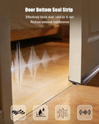 1 Pcs 1-3/4" x 36" U Shaped Aluminum Door Bottom Sweep - Image 2