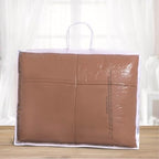 SUPERIOR All Season Reversible Down Alternative Comforter, Twin XL, Camel - Image 4