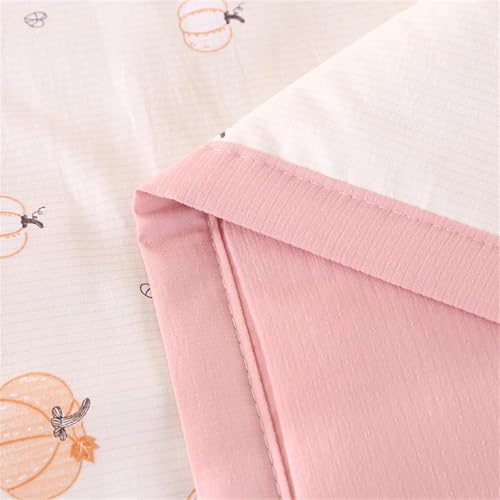 Coverless Duvet Single Double King Size, Reversible Summer Quilted Duvet Cosy and Lightweight Quilt Breathable Bedspreads Quilted Throw for Beds,Pink 2,150 * 200cm - Image 6