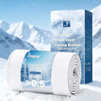 Elegear Silver-Infused Cooling Blanket for Hot Sleepers, King White by Elegear