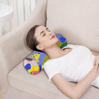 Jungle Porcupine Pebbles Multicolor bamboos Neck Roll Pillow Cover Travel Pillow Cylinder soporte para el Cuello - Image 5