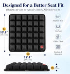 Travel Seat Cushion for Airplane: Inflatable Seat Cushion for Long Flights - Image 7