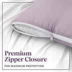 CIRCLESHOME Throw Pillow Protectors - 100% Cotton Breathable Pillowcases - 20 X 20 Square Pillowcases - Protects Pillows from Dirt, Dust and Debris (Square Pillow - 4 Pack- 20x20) - Image 6