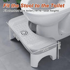 Recximi Poop Toilet Stool, Non-Slip Squat Potty Stool for Adults, 2 Pack - Image 5
