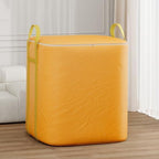 180/240/260/350L Extra Large Clothes Storage Bags,Moving Bags with Reinforced Handles Zippers Folding Storage and Organization Bag for Clothing Comforters Bedding(Yellow:350L-60x75x80cm) by Unknown