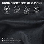 ANARACHON Leather Look RV Dinette Cushion Covers, Stretch Camper Cushion Slipcovers for Travel Trailer Couch RV Booth Seat(2 Backrest Cover & 2 Bench Cover,02 Deeper Blue) - Image 6