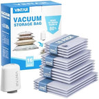 VINTAR 16Pack Space Saver Vacuum Storage Bags for Travel with Cordless Pump by VINTAR