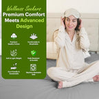 Terra Grounding Sheets Twin Size, 88% Cotton + 12% Silver, Grey - Image 5