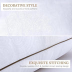 HUXMEYSON Pillows Standard Size Set of 4, Down Alternative Fill - Image 3