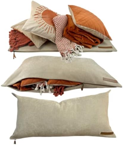 THE STORAGE PILLOW XL zippered storage Pillowcase FILL w Clothes Bedding Blankets to maximize Space - RV Camper Dorm Tiny Home Boat Inside Organization Ideas Accessories - Small Space Storage Solution by STORAGEPILLOW