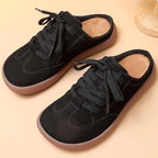 UBFEN Womens 100% Genuine Suede Mules Arch Support Indoor Outdoor Slippers - Image 5
