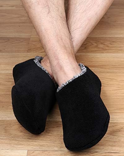 Panda Bros Men’s Slipper Socks, Soft Warm Non-Slip Indoor House Slippers - Image 3