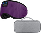 MUSICOZY Bluetooth Sleep Mask Headphones and Travel Storage Case Bundle by MUSICOZY