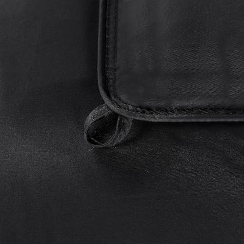 SUPERIOR All Season Reversible Down Alternative Comforter, King, Black - Image 3