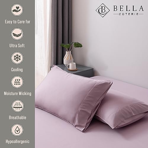 BELLA COTERIE | Luxury Bamboo Viscose Standard Size Pillowcase Set - Image 2