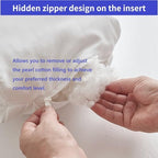 Chenille Neck Pillow for Sofa - Adjustable Headrest, Non-Slip Neck Support Cushion for Pain Relief, Comfortable Chair Pillow, Gray - Image 3