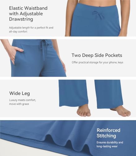 WiWi Bamboo Viscose Pajama Pants for Women Plus Size Cooling Bottoms S-4X - Image 4