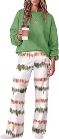 Two Piece Lounge Sets for Women Wide Leg Pant Matching Sets with Pockets by Yousify