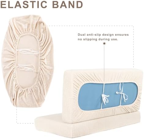 Eco-Ancheng RV Dinette Cushion Covers Seat Covers Camper Cushions Slipcover - Image 5