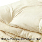 100% Cotton Summer Comforter,Ultra Soft Breathable Lightweight Quilt,Machine Washable for Hot Sleepers&Travel. (Yellow, XL(60''×78'')) - Image 2
