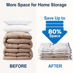Large Vacuum Storage Bags, Airtight Space Saver with Pump, 20 Co - Image 2