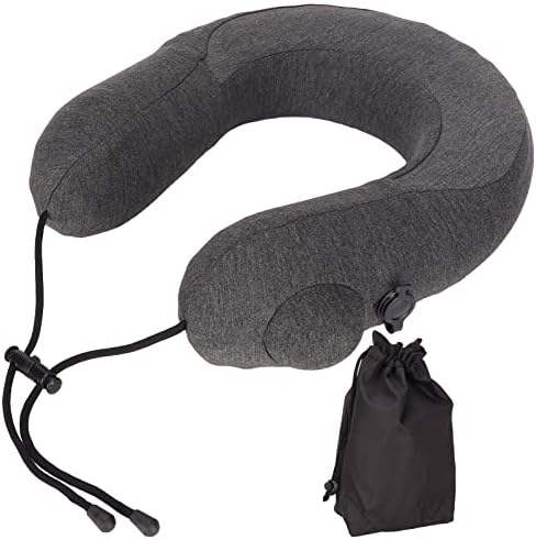 U Shaped Neck Pillow Adjustable Travel Support for Airplane Bus by Unknown