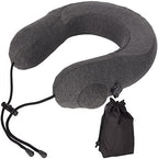 U Shaped Neck Pillow Adjustable Breathable Travel Support by Unknown