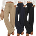 3 Pack Women's Comfy Lounge Pants Wide Leg Yoga Pants by Sweetyweee
