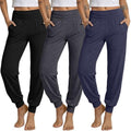 Ficerd 3 Pack Women's Joggers Loose Yoga Pants with Pockets by Ficerd
