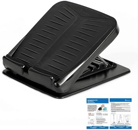 StrongTek Slant Board, ABS Plastic, Portable, 5 Angles 20°-50°, Non-Slip by StrongTek
