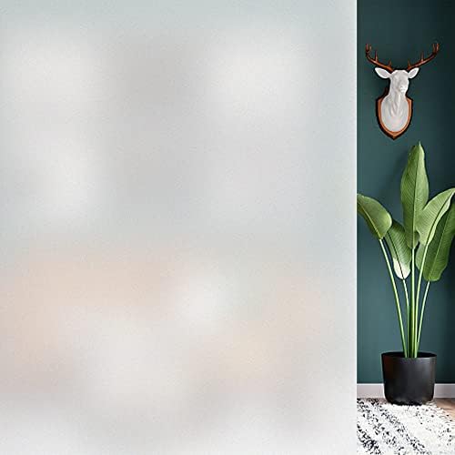 HIDBEA Frosted Window Privacy Film, Non Adhesive, 35.4 x 78.7 Inch by HIDBEAWindowFilm