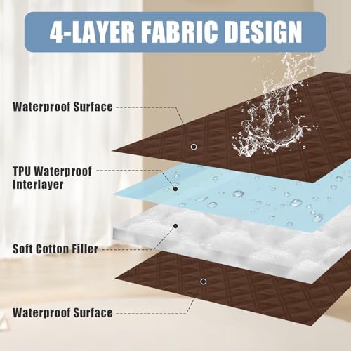 Smiry Waterproof Reversible Pet Couch Covers for Dogs - Image 3