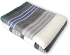 Alpaca Wool Throw Blanket | Warm, Ultra-Soft, 85" x 65" | Breathable, Non-Itchy Blanket-Throw | Hypoallergenic and Beautiful Fabric (Gray & Green) - Image 4