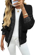 Saodimallsu Womens Open Front Cardigans Waffle Knit Sweaters with Pockets by Saodimallsu