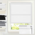 AOSKY No Drill Cordless Light Filtering Cellular Shade 34.5"W x 64"H White by AOSKY